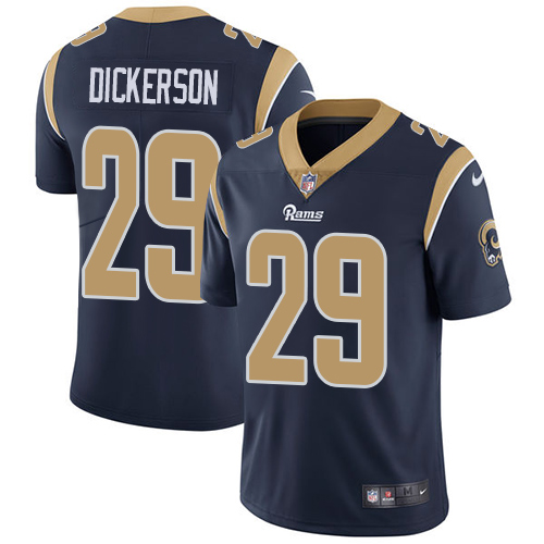 Nike Rams #29 Eric Dickerson Navy Blue Team Color Youth Stitched NFL Vapor Untouchable Limited Jersey